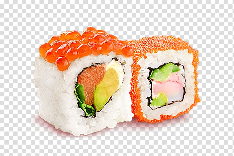 Makizushi Sushi Japanese Cuisine Pizza Sashimi, sushi transparent background PNG clipart