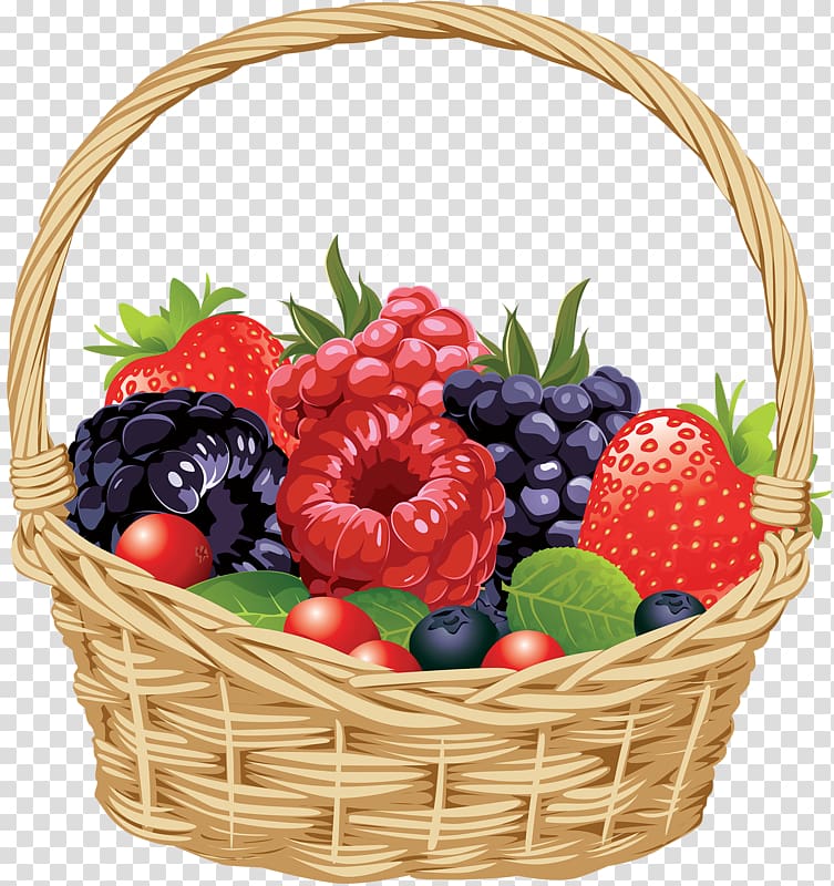 Berry , food basket transparent background PNG clipart