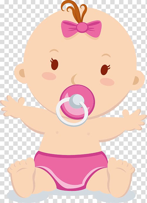 baby with pink pacifier , Infant Child Mother, baby transparent background PNG clipart
