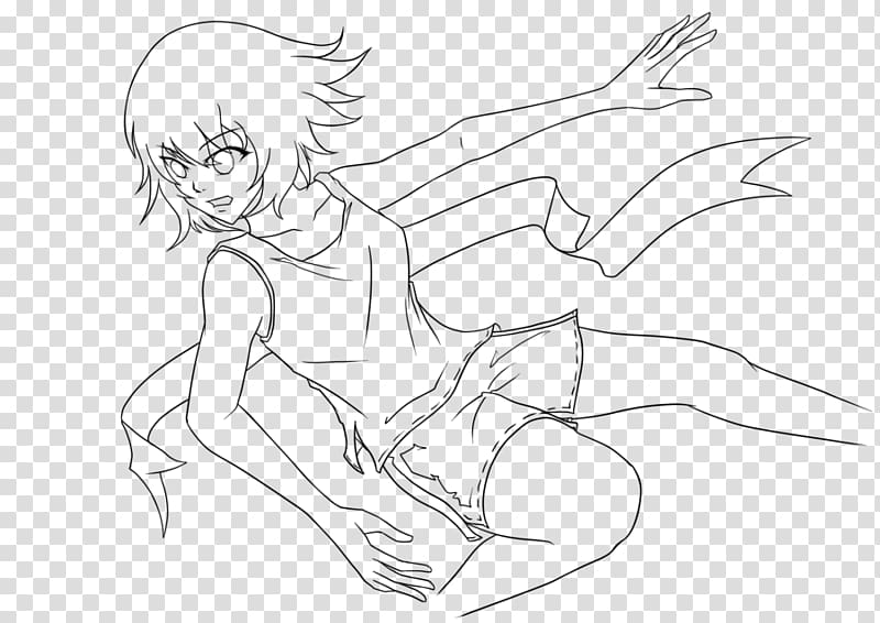 Drawing Line art Cartoon Mangaka Sketch, track and field transparent background PNG clipart