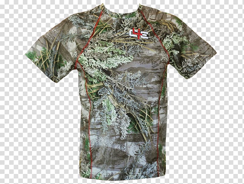 T-shirt Military camouflage Bushlan Jacket, T-shirt transparent background PNG clipart