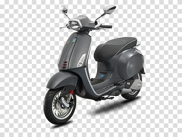 Scooter Vespa GTS Piaggio Car, scooter transparent background PNG clipart