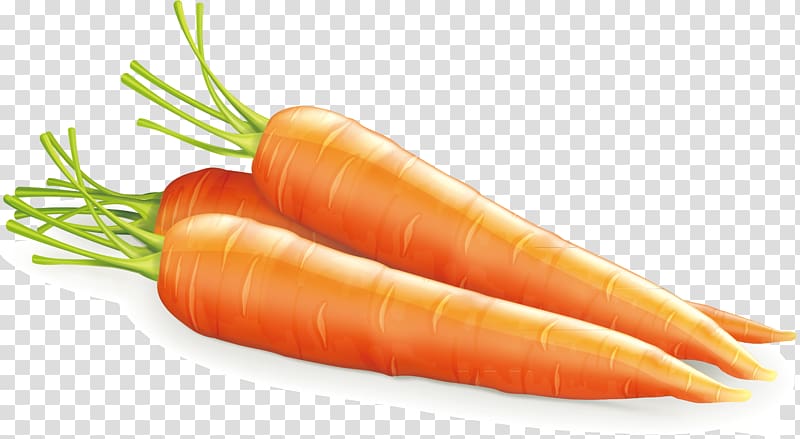 Baby carrot Vegetable Agriculture Simulation, Carrot decorative material transparent background PNG clipart