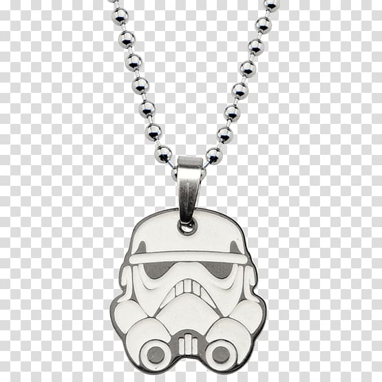 Locket Stormtrooper Necklace R2-D2 Jewellery, stormtrooper transparent background PNG clipart