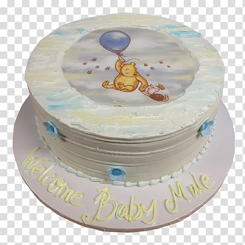 Birthday cake Winnie-the-Pooh Torte Buttercream Bakery, bear cartoon childlike creative birthday transparent background PNG clipart