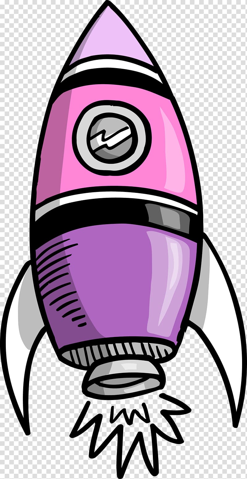 Cartoon , cartoon purple rocket transparent background PNG clipart