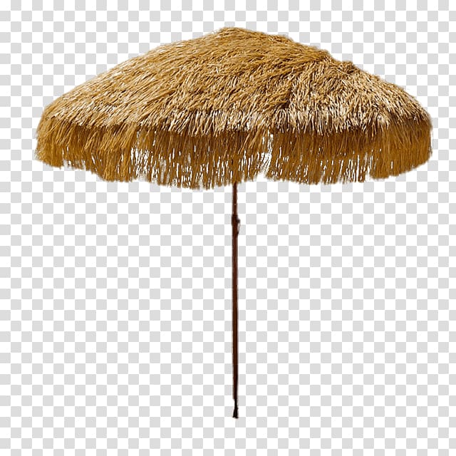 brown tiki umbrella, Parasol Rapphia transparent background PNG clipart