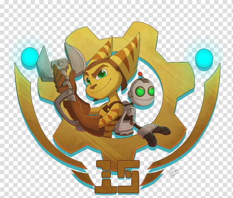 Ratchet & Clank Future: A Crack in Time Ratchet & Clank Future: Tools of Destruction, Ratchet clank transparent background PNG clipart