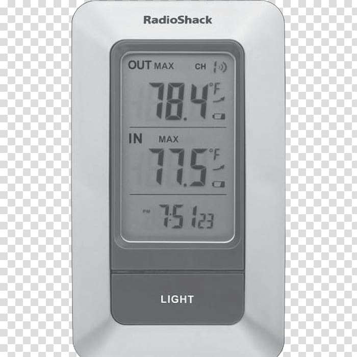 Indoor–outdoor thermometer RadioShack Infrared Thermometers Digital data, Golla transparent background PNG clipart