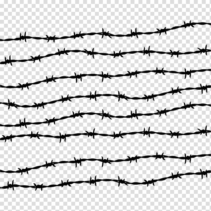 Barbed wire Barbed tape Chain-link fencing, fence transparent background PNG clipart