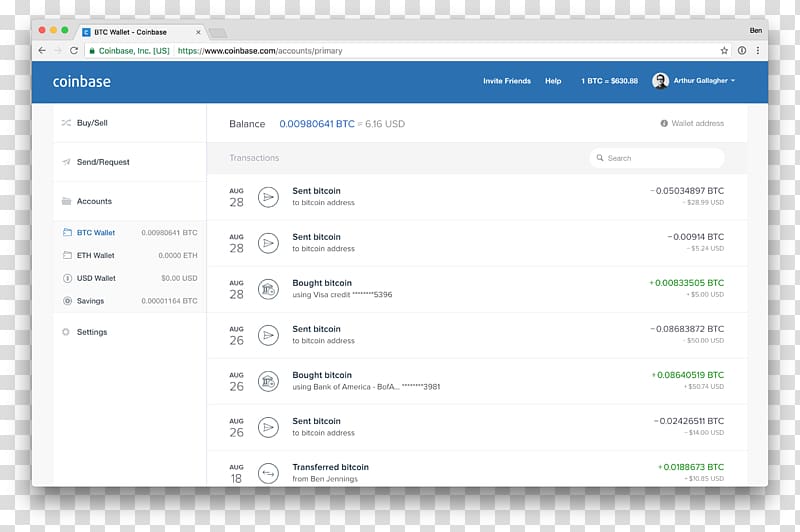 Computer program Coinbase Bitcoin Cryptocurrency wallet Online wallet, bitcoin transparent background PNG clipart