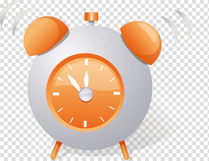 Alarm clock Illustration, Hand drawn alarm clock transparent background PNG clipart