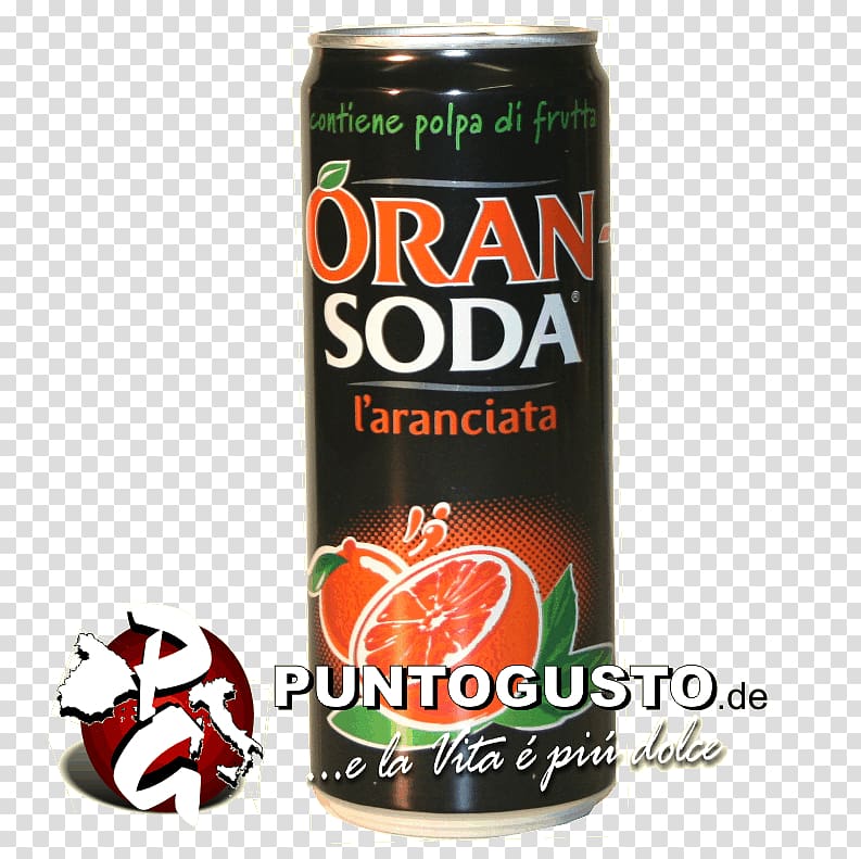 Energy drink Oransoda Fizzy Drinks Lemonsoda Aluminum can, drink transparent background PNG clipart