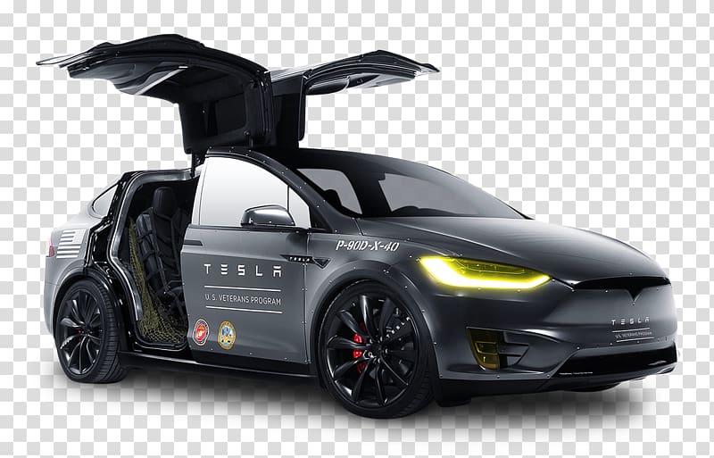 2017 Tesla Model X 2016 Tesla Model X Tesla Model S Tesla Motors, Black Model X Tesla Motors Modern Car transparent background PNG clipart