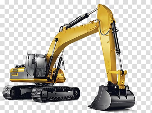 Excavator transparent background PNG clipart