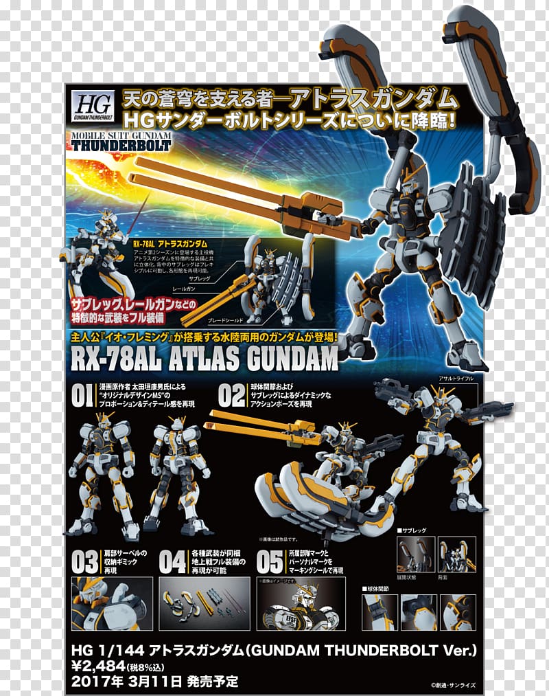 Action & Toy Figures Gundam model Mobile Suit Gundam Thunderbolt Mobile Suit Gundam Unicorn, Anime transparent background PNG clipart