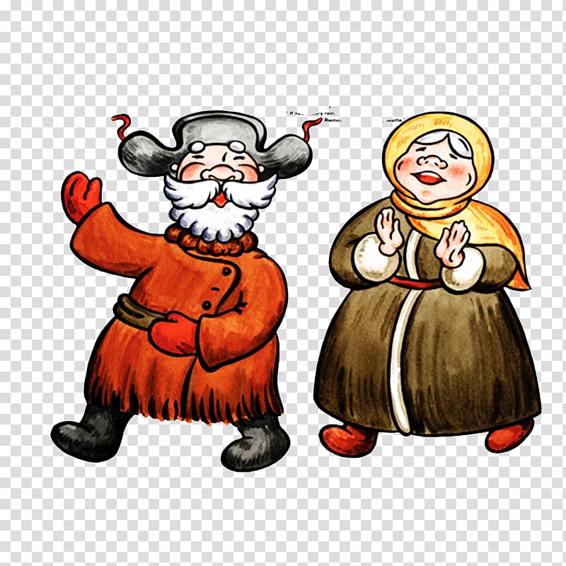 Santa Claus House Christmas Illustration, Cartoon Santa Claus transparent background PNG clipart