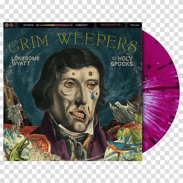 Lonesome Wyatt and the Holy Spooks Grim Weepers Phonograph record, those transparent background PNG clipart