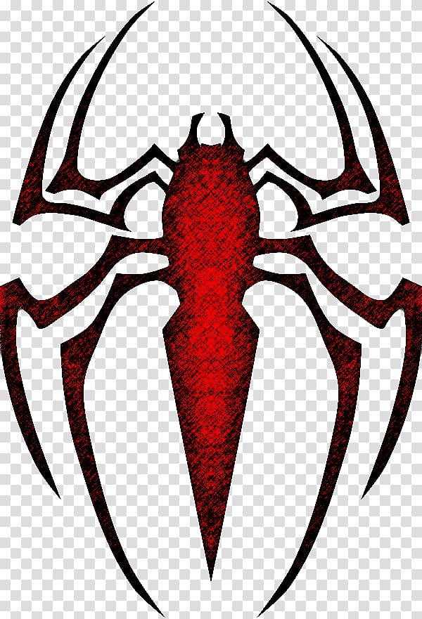 Spider-Man logo, Spider-Man Venom Logo Superhero , Spider-Man transparent  background PNG clipart | HiClipart