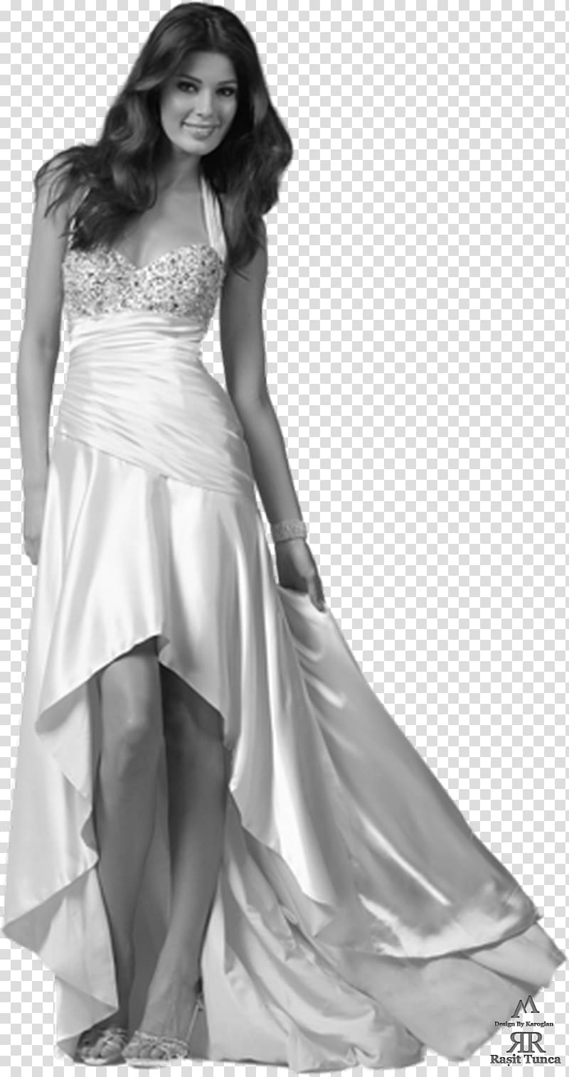Wedding dress Halterneck Gown, dress transparent background PNG clipart