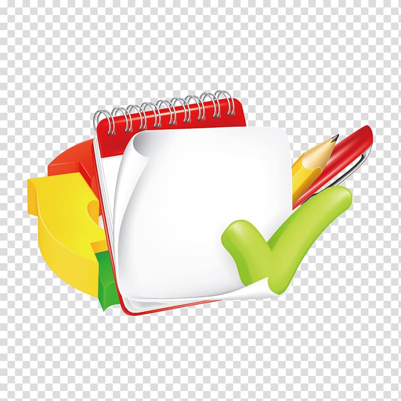 Paper School, Work process records notes transparent background PNG clipart