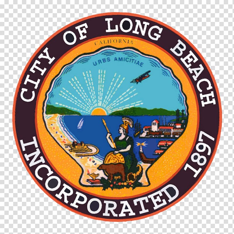 Logo City of Long Beach Naples, diplomatic mission transparent background PNG clipart