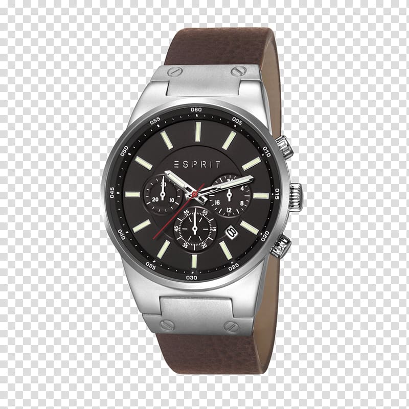 Chronograph Watch Esprit Holdings Amazon.com Quartz clock, watch transparent background PNG clipart