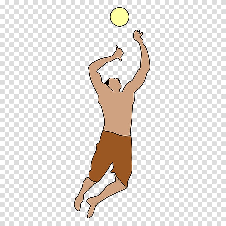 Beach volleyball Ball game Vertical jump, ball transparent background PNG clipart
