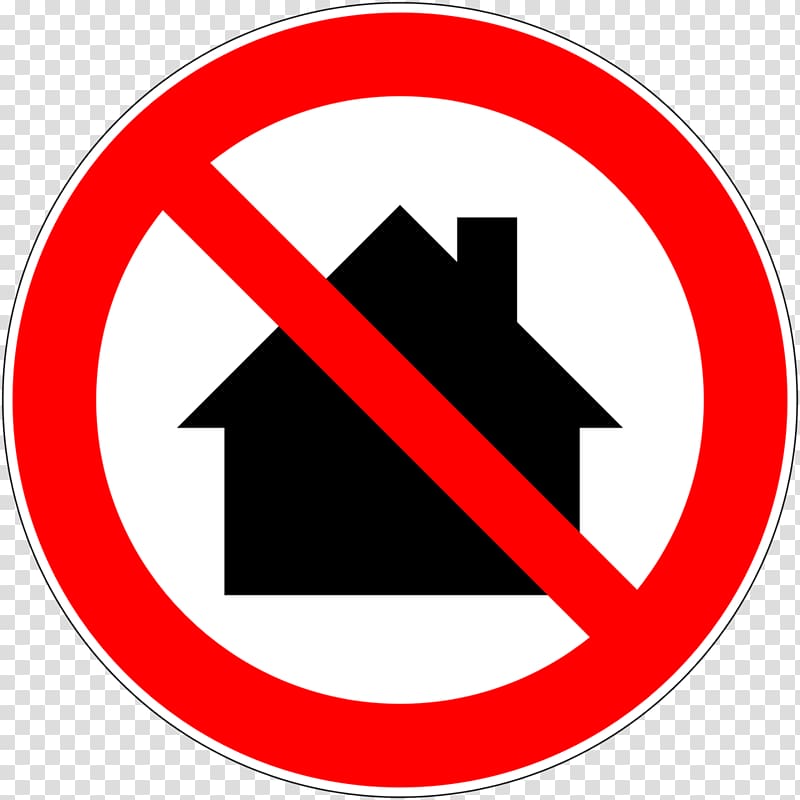 House, prohibited sign transparent background PNG clipart