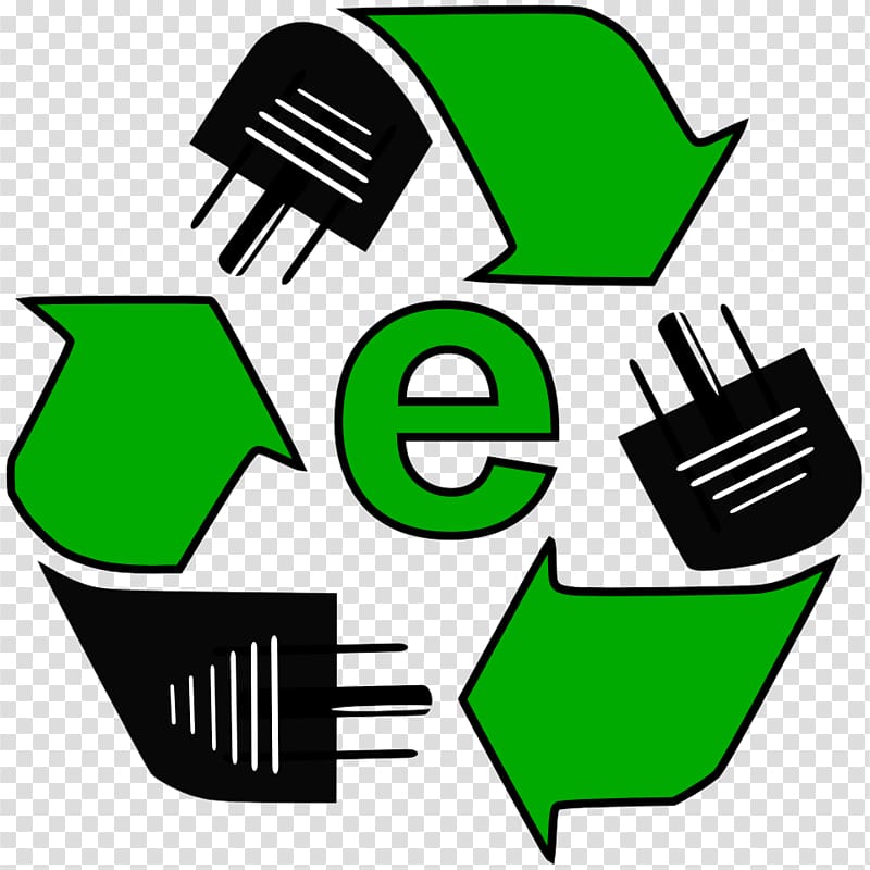 Recycling symbol Plastic recycling Logo , E Waste transparent background PNG clipart