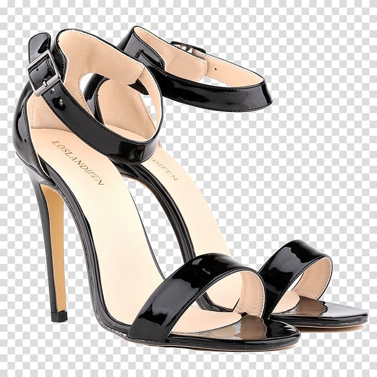Shoe Sandal High-heeled footwear Handbag, heels transparent background PNG clipart