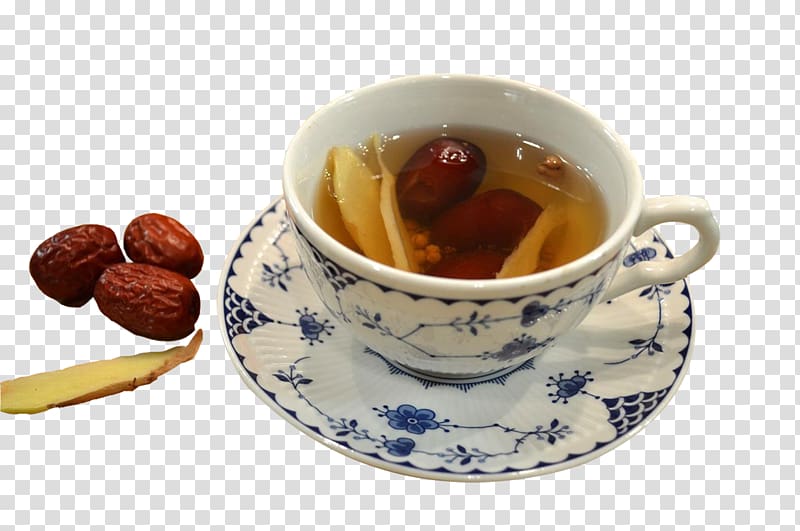 Tea Ginger Jujube Sichuan pepper Food, Ginger red dates soup transparent background PNG clipart