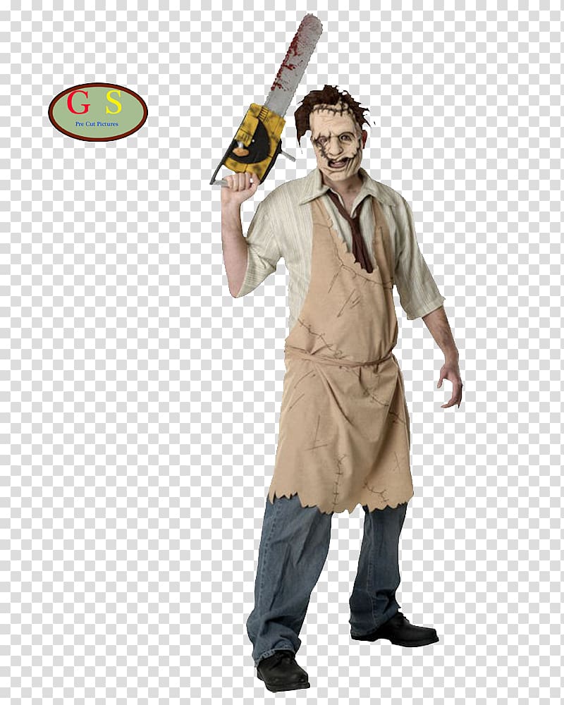 Leatherface The Texas Chainsaw Massacre Costume party Halloween costume, mask transparent background PNG clipart