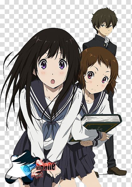 Hyouka Eru Chitanda Hōtarō Oreki Anime Blu-ray disc, hyouka transparent background PNG clipart