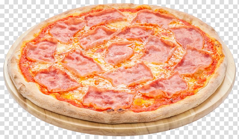 California-style pizza Salami Sicilian pizza Prosciutto, pizza transparent background PNG clipart