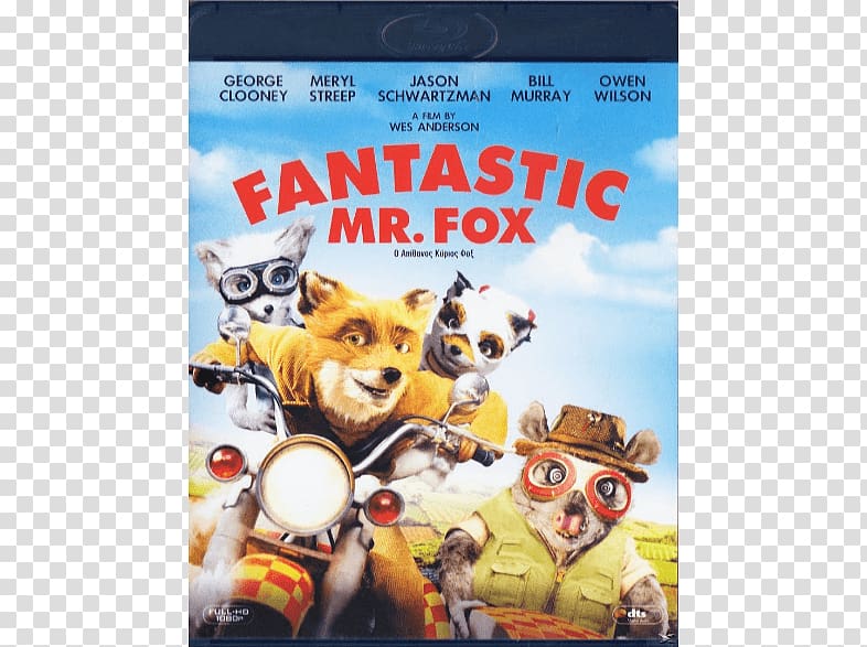Mr. Fox Blu-ray disc Fantastic Mr Fox Mrs. Fox DVD, dvd transparent background PNG clipart