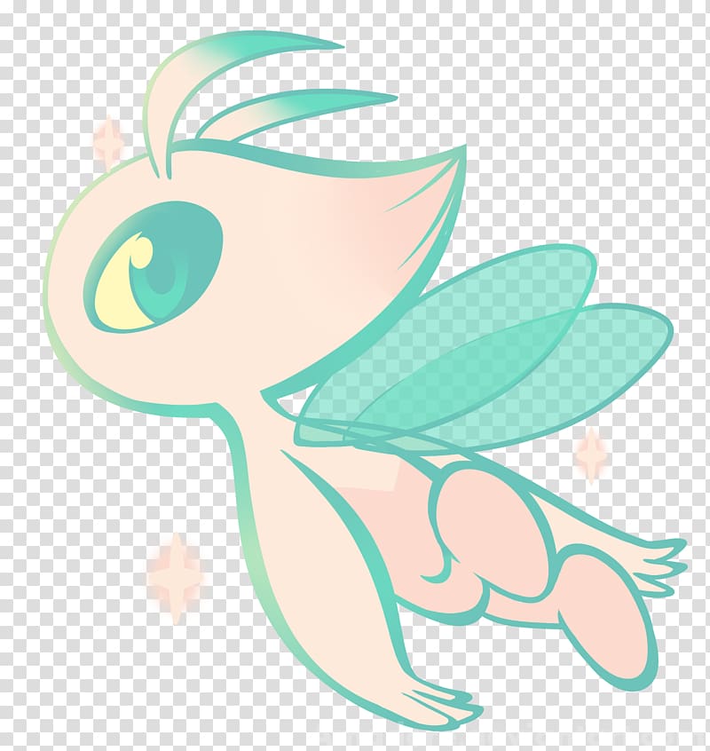 Pokémon Gold and Silver Pokémon HeartGold and SoulSilver Jirachi Celebi, shiny celebi transparent background PNG clipart