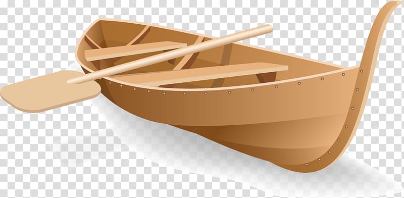 Pulp Euclidean Wood, hand painted wooden boat transparent background PNG clipart