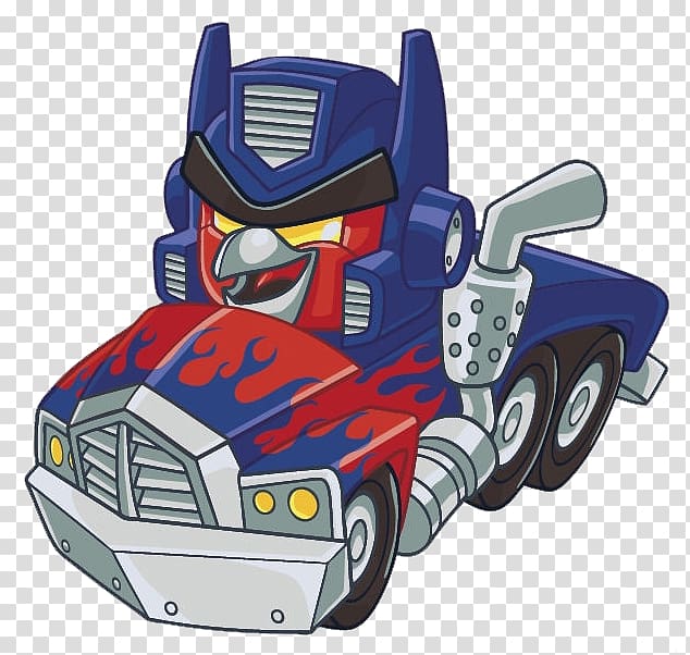 Angry Birds Transformers Optimus Prime Bumblebee, optimus transparent background PNG clipart