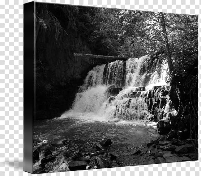 Gallery wrap Waterfall Water resources Nature story, Middle Falls transparent background PNG clipart