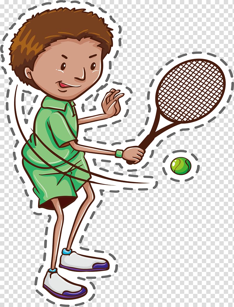 Tennis player Illustration, tennis player transparent background PNG clipart