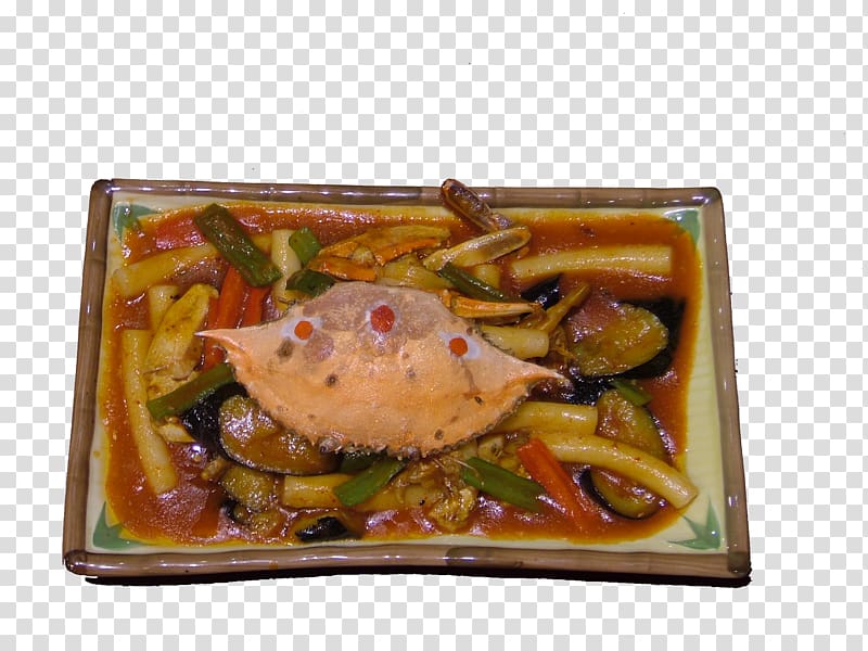Crab Illustration, Crab cakes fried eggplant transparent background PNG clipart