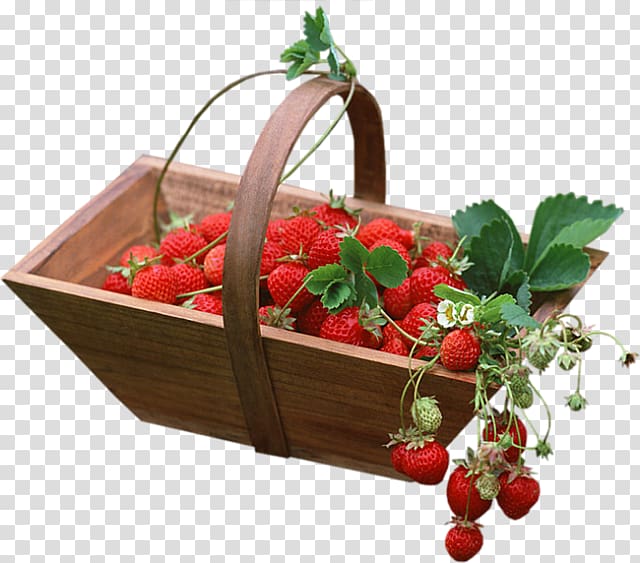Strawberry Fruit Balsamic vinegar Basket, strawberry transparent background PNG clipart