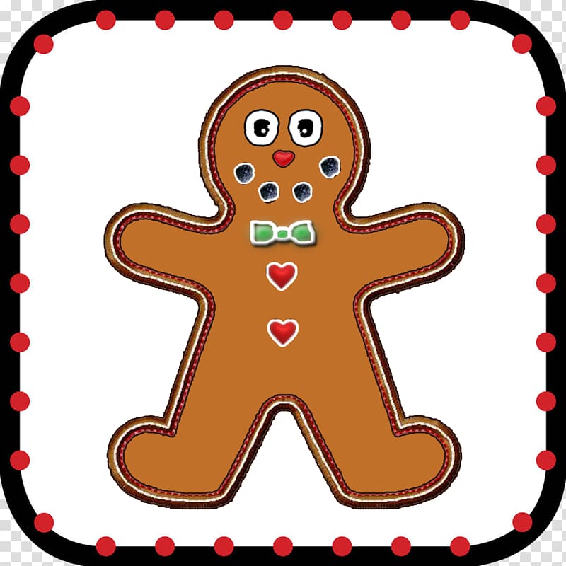 Christmas Gingerbread man Food Lock screen, Gingerbread man transparent ...