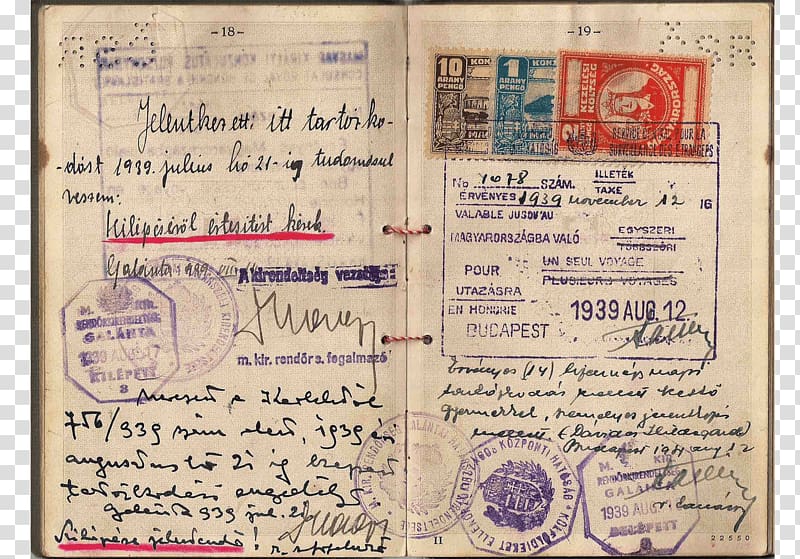 Second World War Identity document First World War, passport transparent background PNG clipart