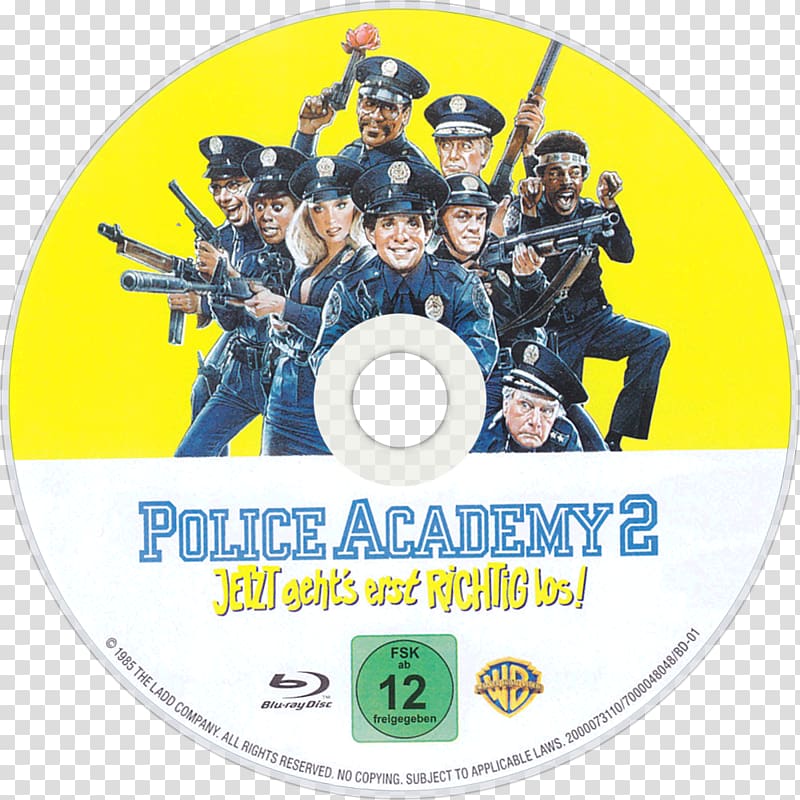 Blu-ray disc Eric Lassard Cadet Carey Mahoney Police Academy Film, movie assignment transparent background PNG clipart