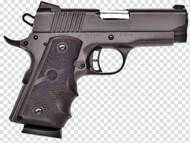 M1911 pistol Automatic Colt Pistol .45 ACP Taurus PT1911, taurus transparent background PNG clipart