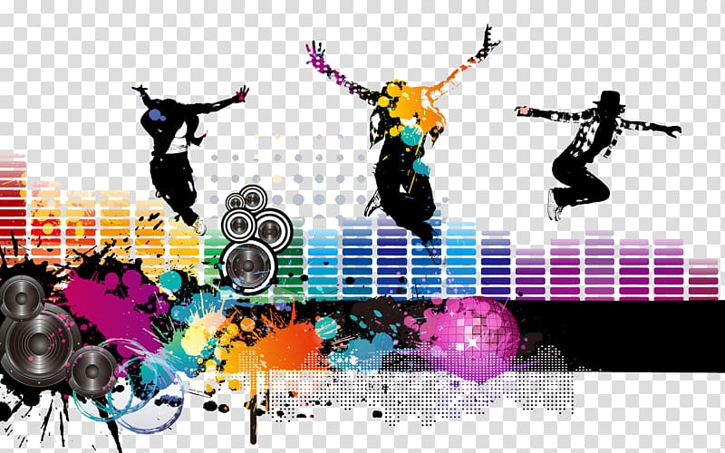 follow dance music background transparent background PNG clipart