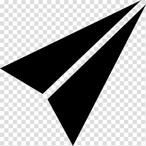 Paper plane Airplane Computer Icons ICON A5, airplane transparent background PNG clipart
