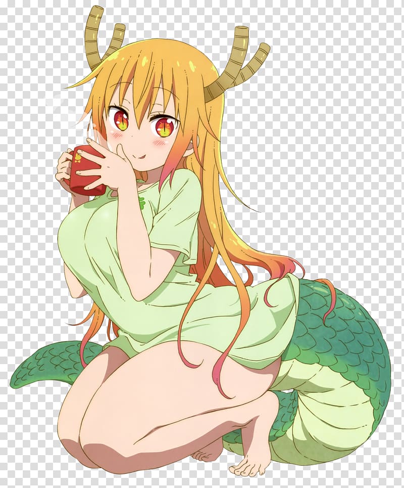 Miss Kobayashi\'s Dragon Maid Anime Rendering Drawing, Anime transparent background PNG clipart
